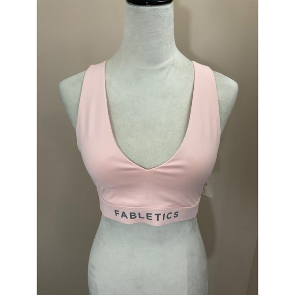 NWT Women's Fabletics On-The-Go Midi Medium Impact Sports Bra   Size: Medium - Picture 1 of 8